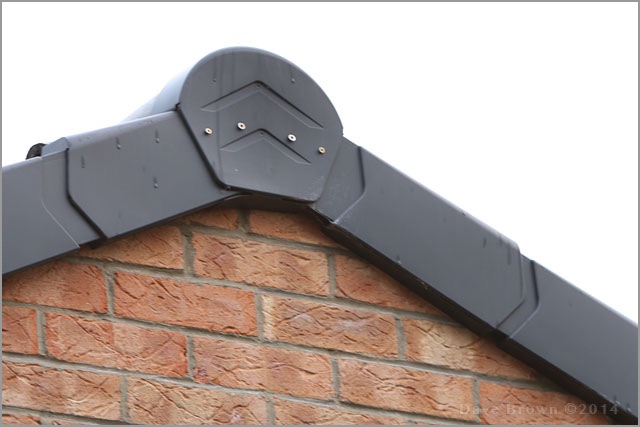 UPVC fascia and roofline detail
